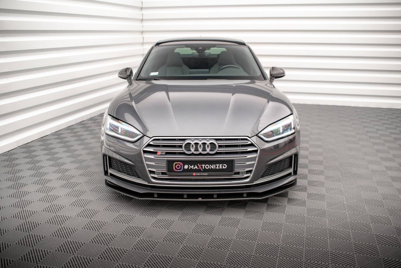 Maxton Street Pro Front Ansatz für für Audi A5 S-Line / S5 Coupe / Sportback F5 AUS52CNC-FD1B