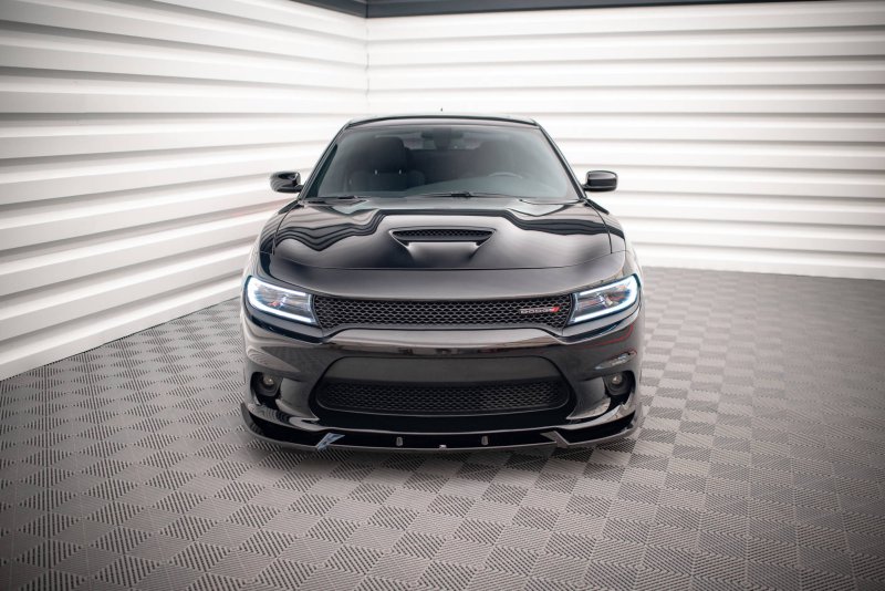 Maxton Front Ansatz V.2 für Dodge Charger SRT Mk7 Facelift schwarz Hochglanz DO-CH-2-SRT-FD2-G