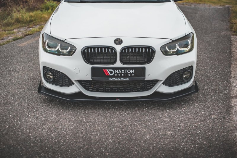 Maxton Flaps BMW 1er F20 M-Paket Facelift / M140i schwarz Hochglanz BM1F20FMCNC-FSF1-G