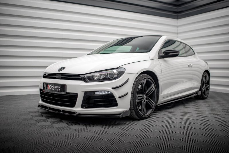 Maxton Front Ansatz V.3 + Flaps VW Scirocco R Mk3 VW-SC-3-R-FD3G+FSF1B