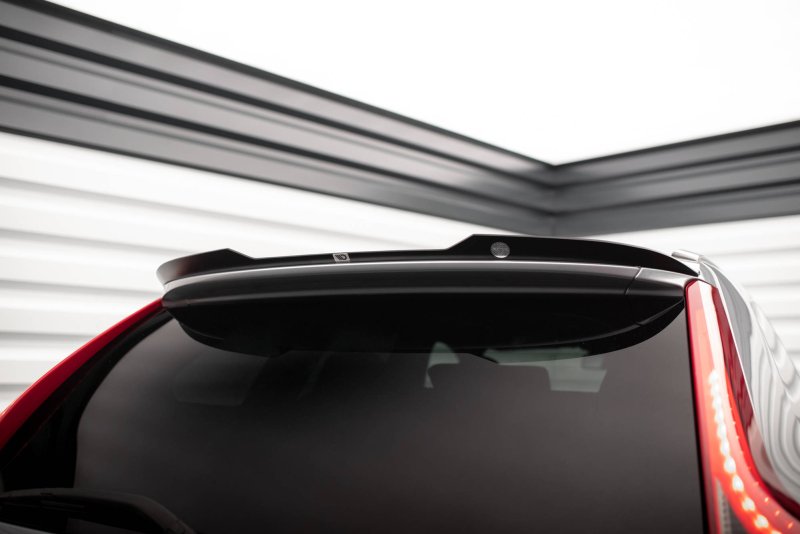 Maxton Spoiler CAP für Volvo XC60 R-Design Mk1 Facelift schwarz Hochglanz VO-XC60-1F-RDESIGN-CAP1-G