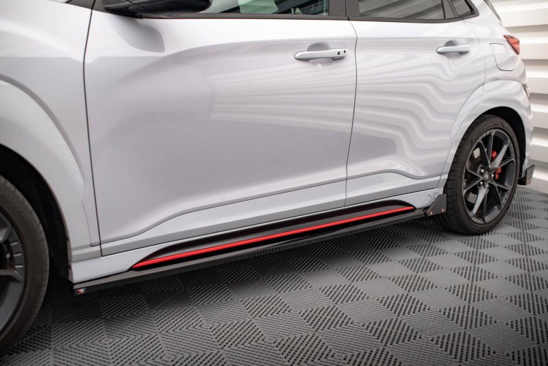 Maxton Seitenschweller Ansatz für V.1 für + Flaps Hyundai Kona N Mk1 HY-KO-1-N-SD1G+SF1B