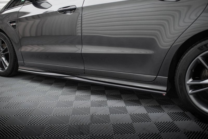 Maxton Seitenschweller Ansatz Ford S-Max ST-Line Mk2 schwarz Hochglanz FO-SMAX-2-STLINE-SD1-G