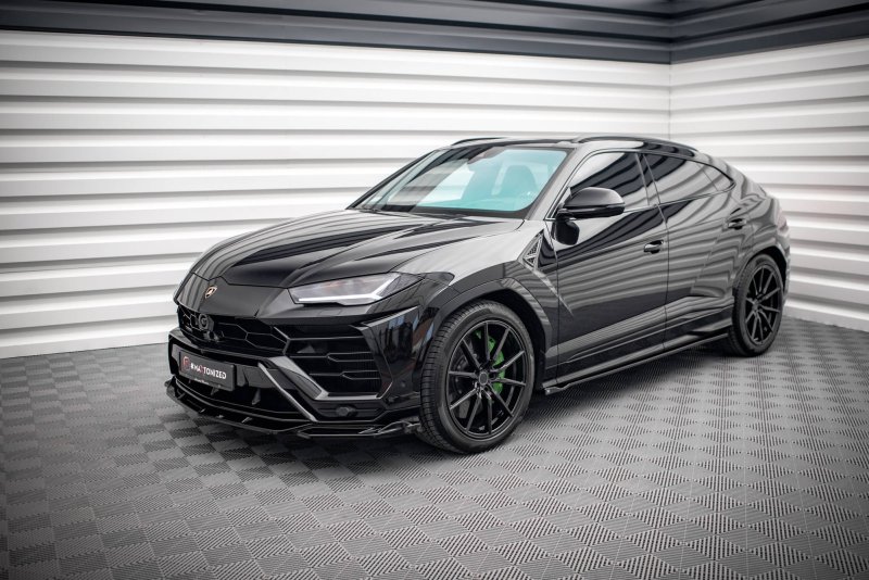 Maxton Seitenschweller Ansatz für Lamborghini Urus Mk1 schwarz Hochglanz LA-UR-1-SD1-G