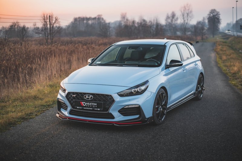 Maxton Front Ansatz +Flaps für V.6 Hyundai I30 N Mk3 Hatchback/Fastback HY-I30-3-N-FD6G+FS
