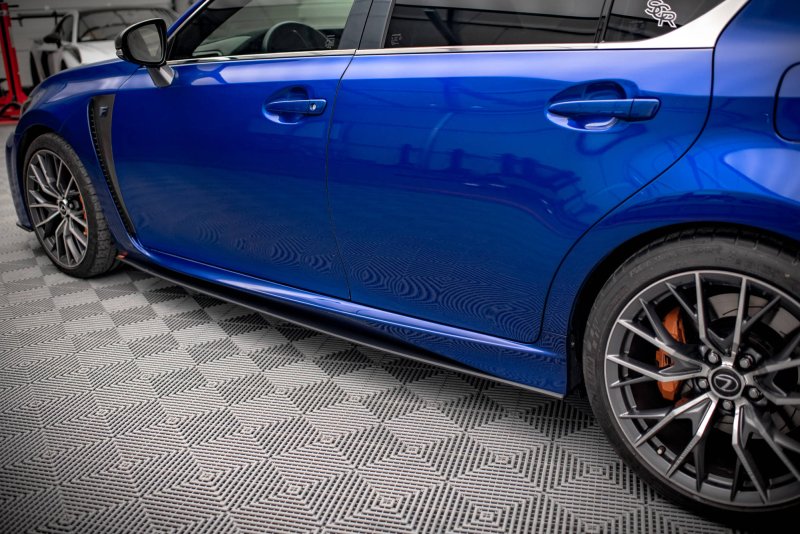 Maxton Street Pro Seitenschweller Ansatz für Lexus GS F Mk4 Facelift LEGSF4FCNC-SD1BRB
