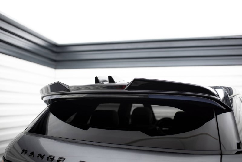 Maxton Spoiler CAP Abrisskante 3D Land Rover Range Rover Evoque HSE Dynamic Mk1 Facelift schwarz Hochglanz LR-RR-EV-1-CAP3D1-G