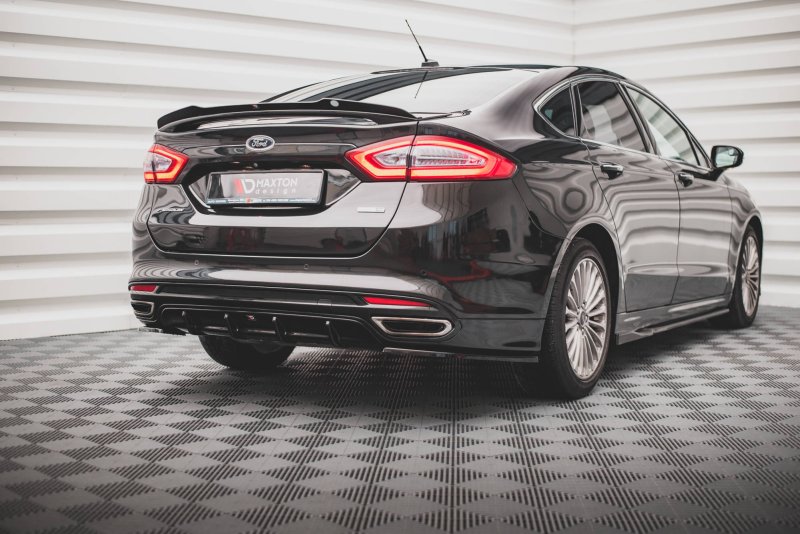 Maxton Spoiler CAP für Ford Mondeo Mk5 schwarz Hochglanz FO-MO-5-CAP1-G