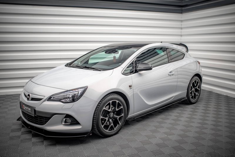Maxton Side Flaps Opel Astra GTC OPC-Line J schwarz Hochglanz OPASJGTCOPCLINECNC-SF1-G