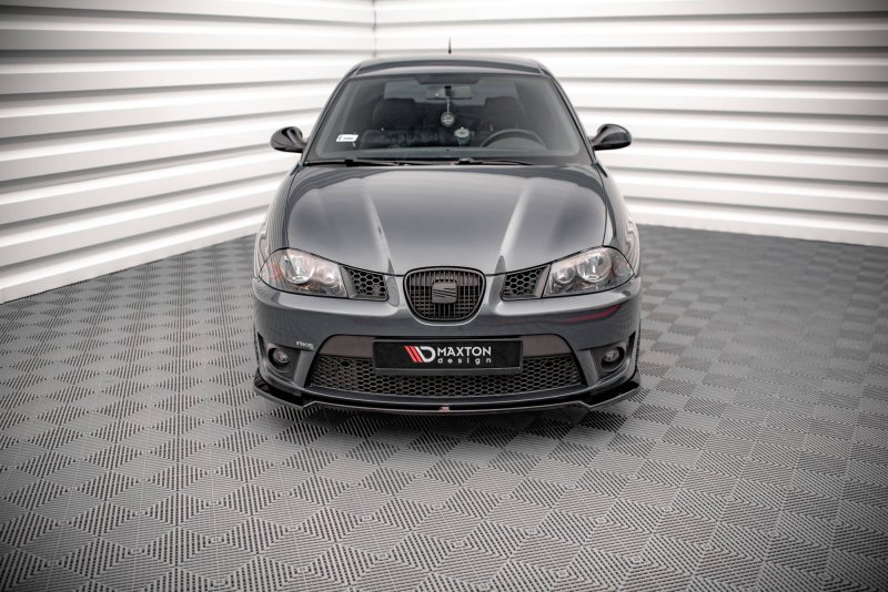 Maxton Front Ansatz V.3 für Seat Ibiza Cupra Mk3 schwarz Hochglanz SE-IB-3-CU-FD3-G