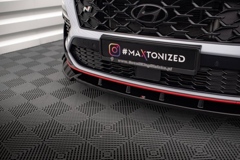Maxton Front Ansatz V.2 +Flaps für Hyundai Kona N Mk1 HY-KO-1-N-FD2G+FSF1B