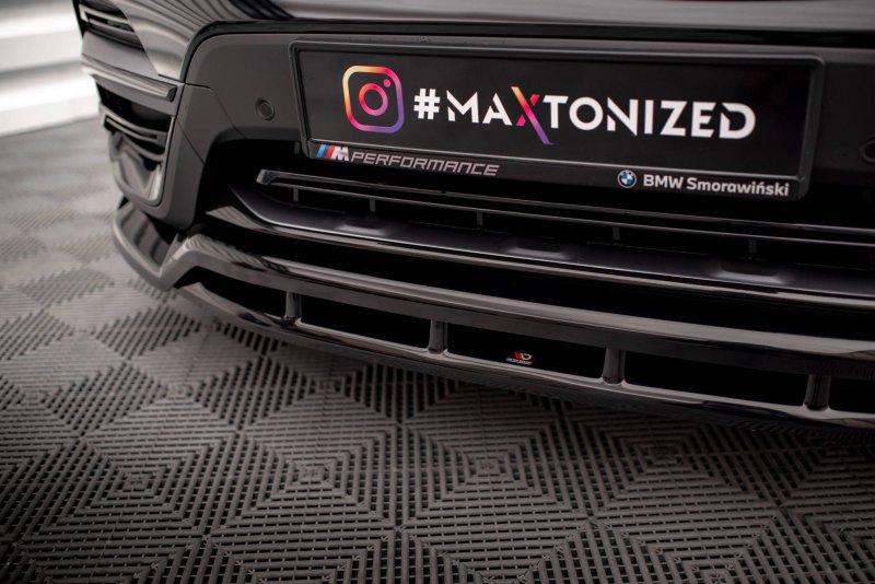 Maxton Front Ansatz für BMW X3 G01 schwarz Hochglanz BM-X3-01-FD1G+FD1R-G