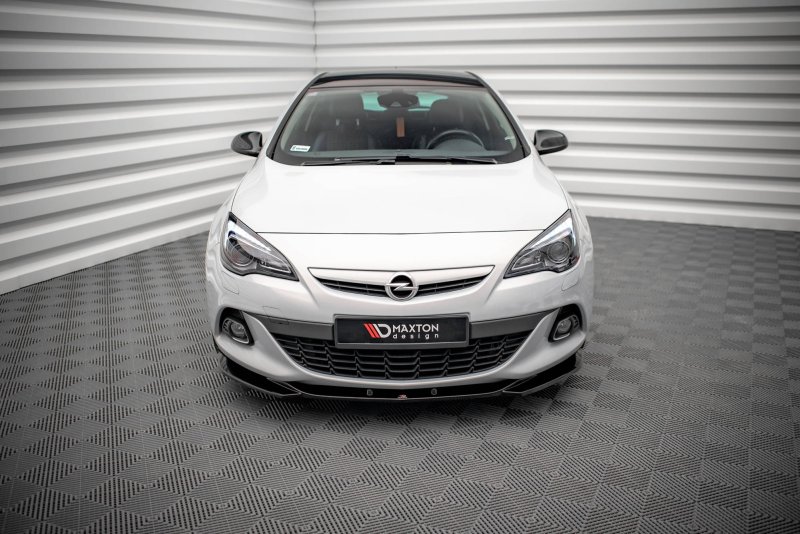 Maxton Front Ansatz V.1 für Opel Astra GTC OPC-Line J schwarz Hochglanz OP-AS-J-GTC-OPCLINE-FD1-G