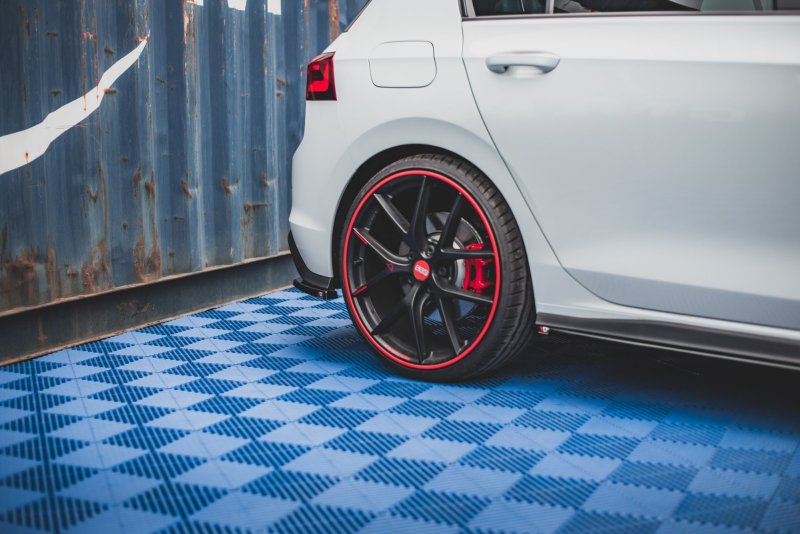Maxton Heck Ansatz Flaps Diffusor für Volkswagen Golf 8 GTI schwarz Hochglanz VW-GO-8-GTI-RSD1-G