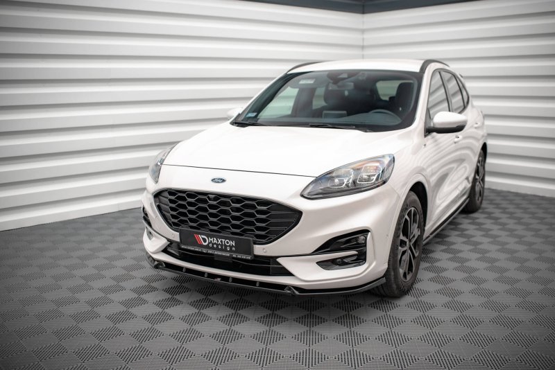 Maxton Front Ansatz für Ford Kuga ST-Line Mk3 schwarz Hochglanz FO-KU-3-STLINE-FD1-G