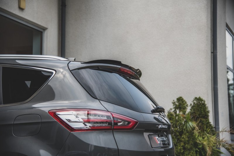 Maxton Spoiler CAP für Ford S-Max Mk2 Facelift schwarz Hochglanz FO-SMAX-2F-CAP1-G