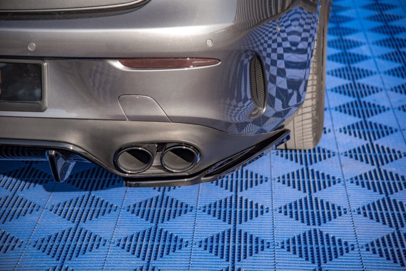 Maxton Heck Ansatz Flaps Diffusor für Mercedes-AMG E53 Coupe C238 schwarz Hochglanz ME-E-213-53-C-RSD1-G