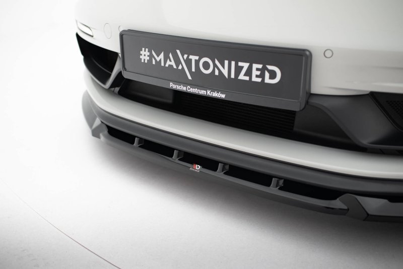 Maxton Front Ansatz V.2 Porsche 718 Cayman GTS 982c schwarz Hochglanz PO-CA-718-GTS-FD2-G