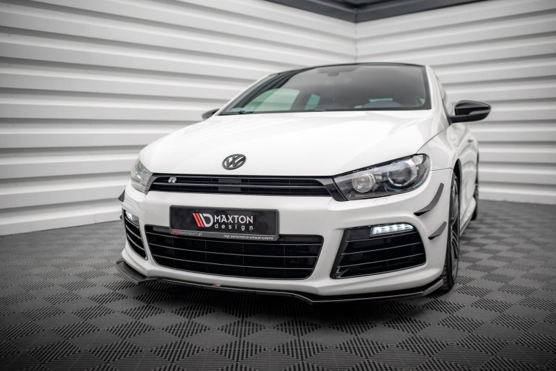Maxton Front Ansatz V.4 VW Scirocco R Mk3 schwarz Hochglanz VW-SC-3-R-FD4-G