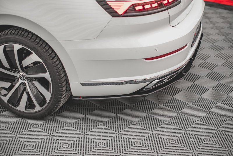 Maxton Street Pro Heck Ansatz Flaps Diffusor für Volkswagen Arteon R-Line Facelift VWAR1FRLINECNC-RSD1B
