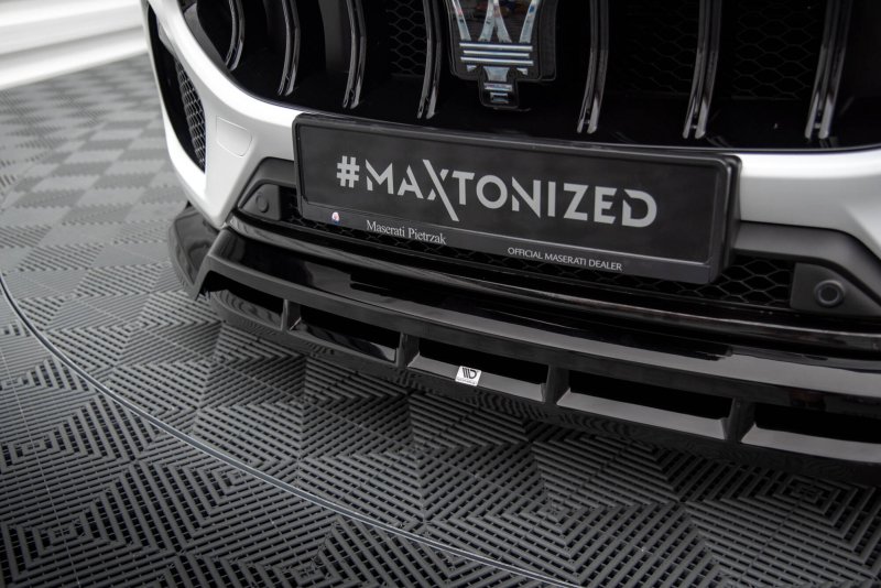 Maxton Front Ansatz Maserati Grecale GT / Modena Mk1 schwarz Hochglanz MS-GR-1-FD1G+FD1R-G