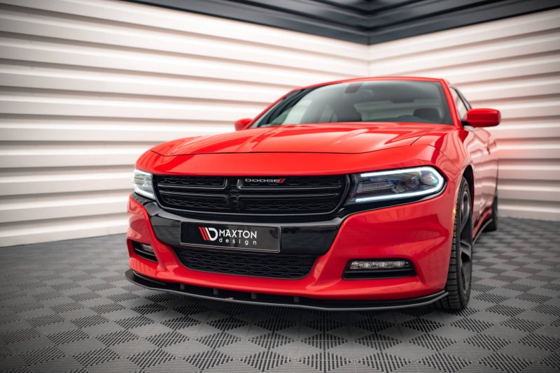 Maxton Street Pro Front Ansatz für für Dodge Charger RT Mk7 Facelift DOCH2RTCNC-FD1BRB