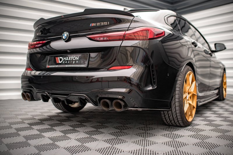 Maxton Diffusor Heck Ansatz für BMW M235i Gran Coupe F44 schwarz Hochglanz BM-2-44-M-RS1-G