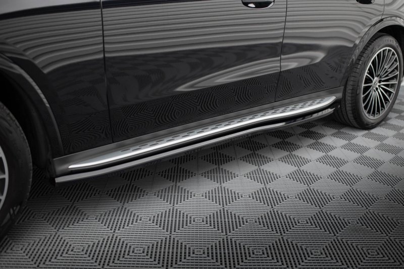 Maxton Seitenschweller Ansatz Mercedes-Benz GLC AMG-Line X254 schwarz Hochglanz ME-GLC-X254-AMGLINE-SD1-G