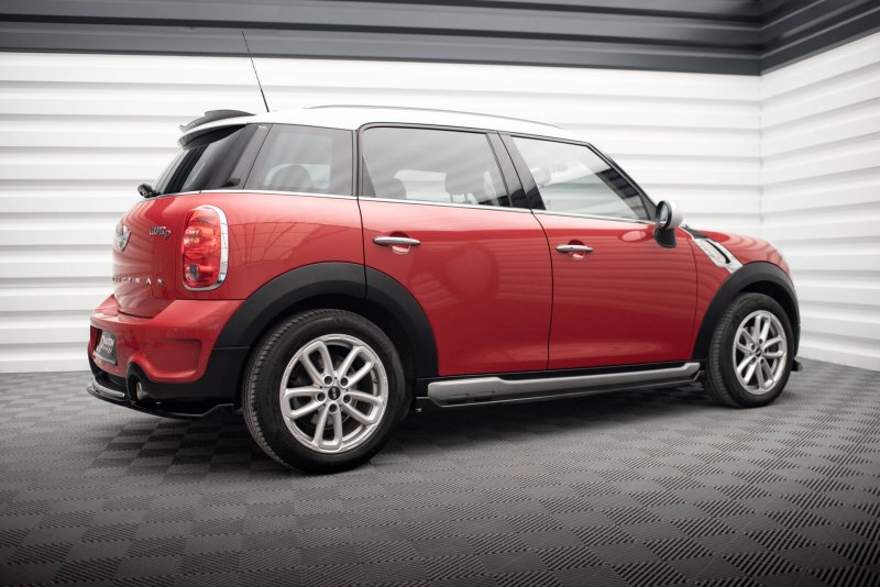 Maxton Seitenschweller Ansatz Mini Cooper Countryman R60 Facelift schwarz Hochglanz MC-CO-1-SD1-G