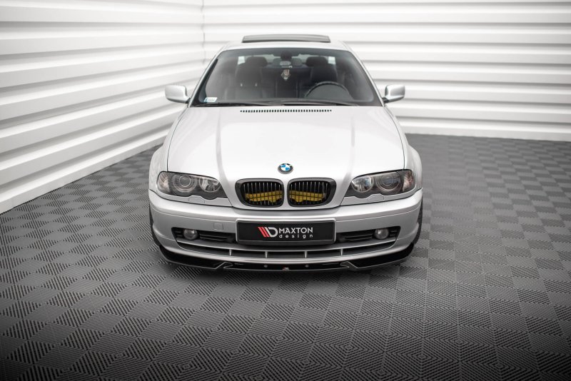 Maxton Front Ansatz V.3 BMW 3er Coupe E46 schwarz Hochglanz BM-3-46-C-FD3-G