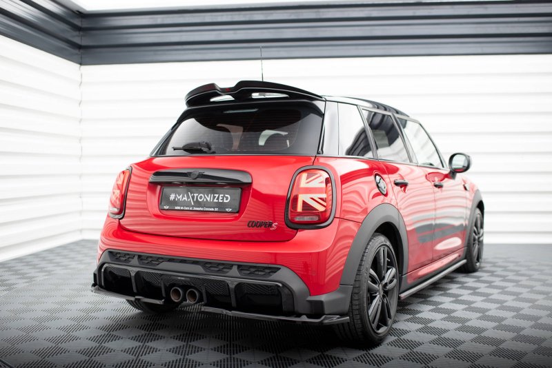 Maxton Spoiler CAP für Mini Cooper John Cooper S Works F56 Facelift schwarz Hochglanz MC-3F-56-JCW-5D-CAP1-G