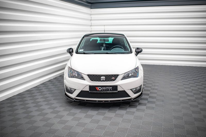 Maxton Front Ansatz V.2 Seat Ibiza FR SC Mk4 Facelift schwarz Hochglanz SE-IB-4F-FR-SC-FD2-G