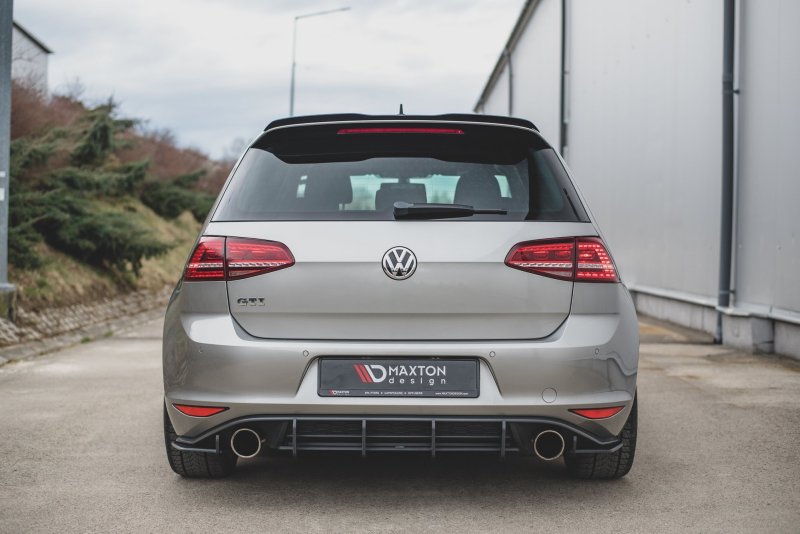 Maxton Racing Heck Ansatz Flaps Diffusor für L + R V.1 VW Golf 7 GTI VWGO7GTICNC-RSD1BRB
