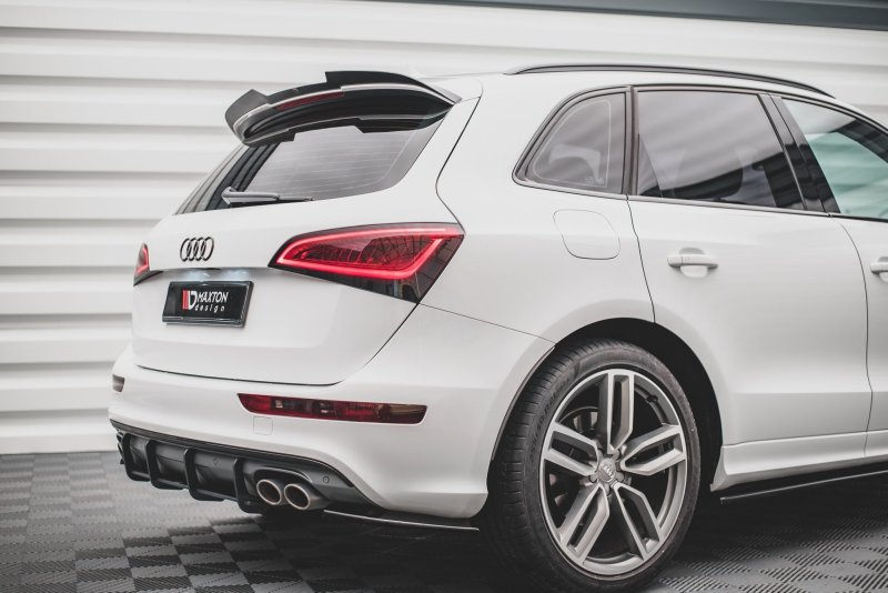 Maxton Spoiler CAP für Audi SQ5 Mk1 (8R) schwarz Hochglanz AU-SQ5-1-CAP1-G