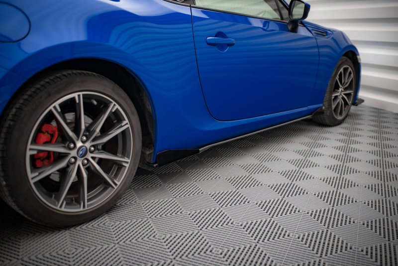 Maxton Side Flaps Subaru BRZ Mk1 Facelift schwarz Hochglanz SUBRZ1FCNC-SF1-G