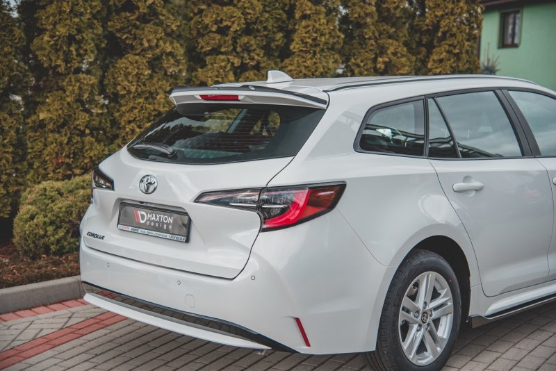 Maxton Spoiler CAP für Toyota Corolla XII Touring Sports schwarz Hochglanz TO-CO-12-TS-CAP1-G