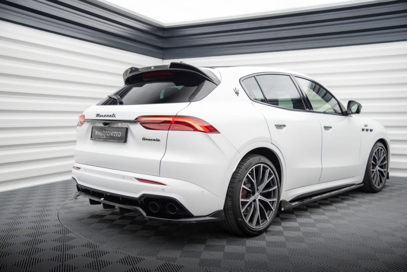 Maxton Mittlerer Cup Diffusor Heck Ansatz Maserati Grecale GT / Modena Mk1 schwarz Hochglanz MS-GR-1-RD1G+RD2-G