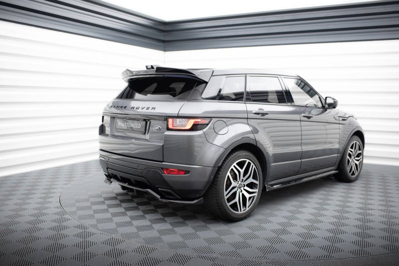 Maxton Spoiler CAP Abrisskante 3D Land Rover Range Rover Evoque HSE Dynamic Mk1 Facelift schwarz Hochglanz LR-RR-EV-1-CAP3D1-G
