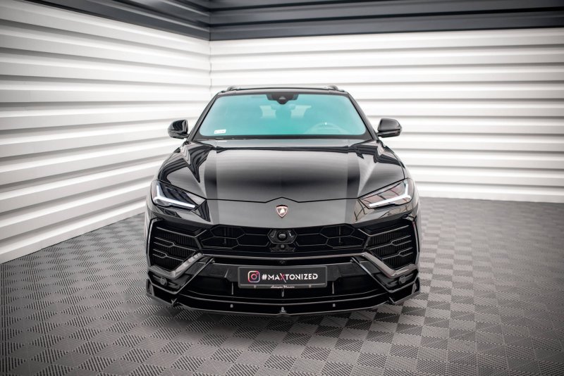 Maxton Front Ansatz V.1 Lamborghini Urus Mk1 schwarz Hochglanz LA-UR-1-FD1G+FD1RG+BR-G