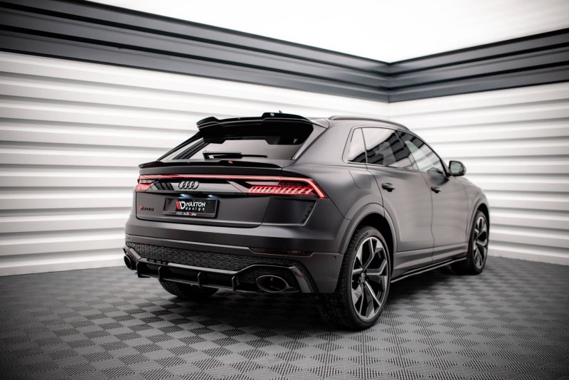 Maxton Höher Spoiler CAP für Audi RSQ8 Mk1 schwarz Hochglanz AU-RSQ8-1-CAP1-G