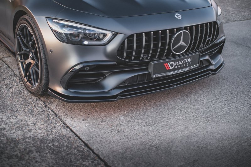 Maxton Front Ansatz V.2 für Mercedes-AMG GT 53 4-Door Coupe schwarz Hochglanz ME-GT-4D-53-FD2-G