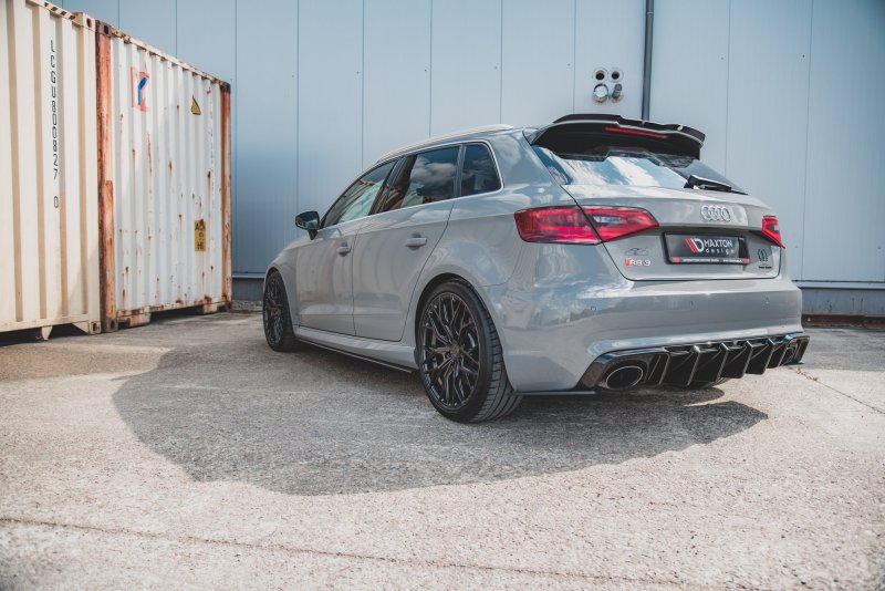 Maxton Racing Seitenschweller Ansatz für Audi RS3 8V Sportback AURS38VCNC-SD2B