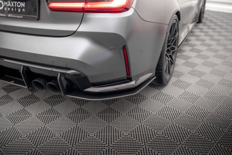 Maxton Street Pro Heck Ansatz Flaps Diffusor für BMW M3 G80 BM3G80MCNC-RSD1BRB