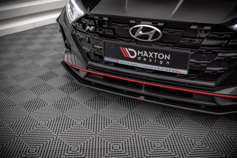 Maxton Street Pro Front Ansatz für Hyundai I20 N Mk3 HYI203NCNC-FD1BRB
