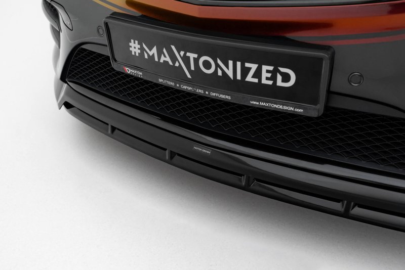 Maxton Front Ansatz V.6 Mercedes-Benz V-Klasse AMG-Line W447 Facelift schwarz Hochglanz ME-V-447F-AMGLINE-FD6G+FD6R-G
