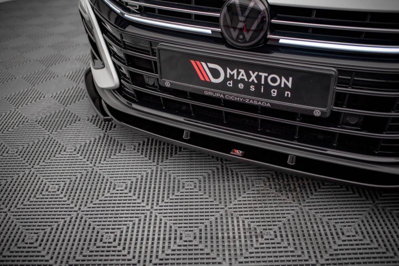 Maxton Front Ansatz V.1 für Volkswagen Arteon R schwarz Hochglanz VW-AR-1F-R-FD1-G