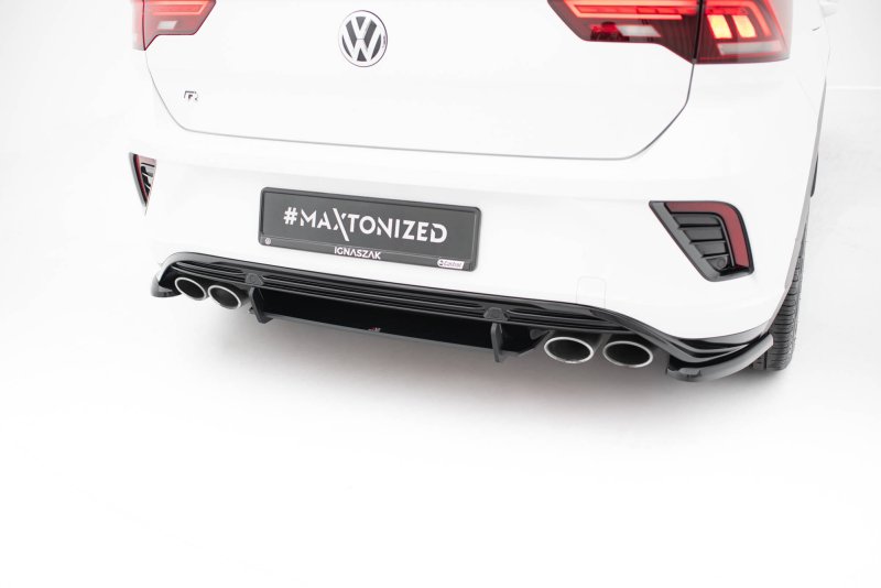 Maxton Street Pro Heckschürze VW T-Roc R Mk1 VWTROC1PFRCNC-RS1B+BRBI