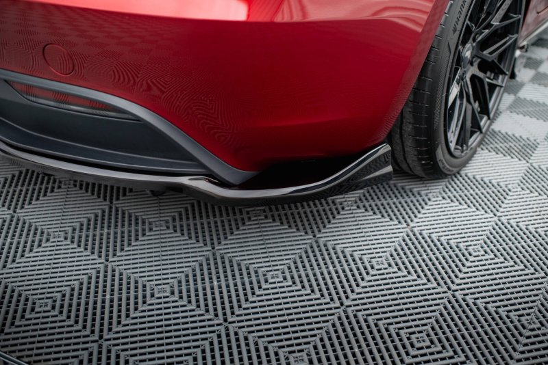 Maxton Mittlerer Cup Diffusor Heck Ansatz V.2 Tesla Model 3 Project HighlandFacelift schwarz Hochglanz TE-MODEL3-1F-RD2G+RD3-G