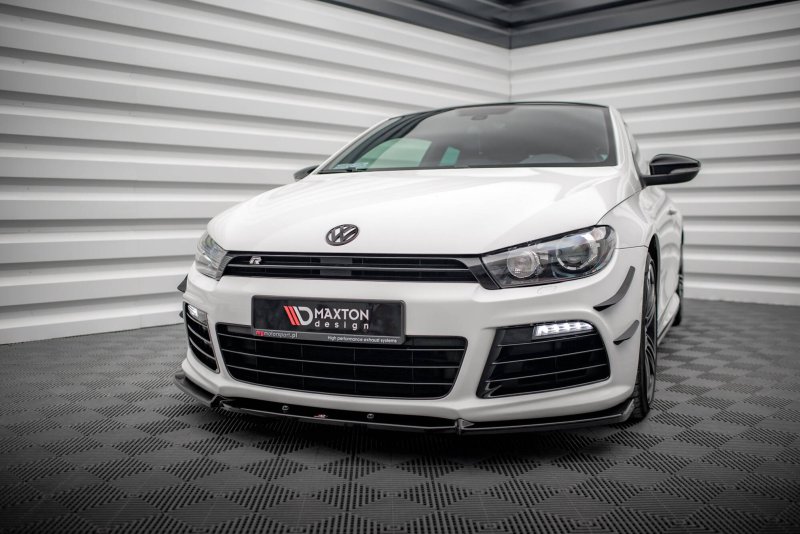 Maxton Front Ansatz V.3 VW Scirocco R Mk3 schwarz Hochglanz VW-SC-3-R-FD3-G