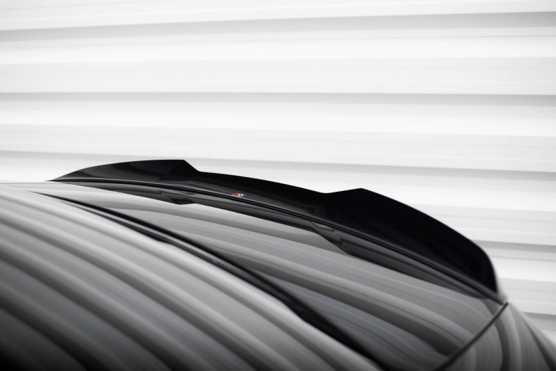 Maxton Spoiler CAP Abrisskante 3D Mercedes-Benz E Limousine AMG-Line W214 schwarz Hochglanz ME-E-214-AMGLINE-CAP3D1-G